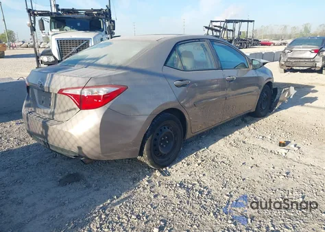 2014 Toyota Corolla Le z USA, uszkodzony, nr VIN 2T1BURHE6EC033275